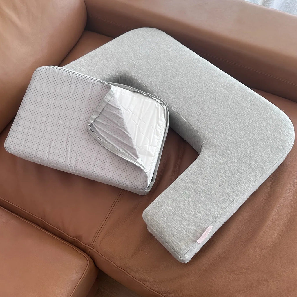 Baby Life Feeding Pillow + Matching Foot Stool Set (Large Size)