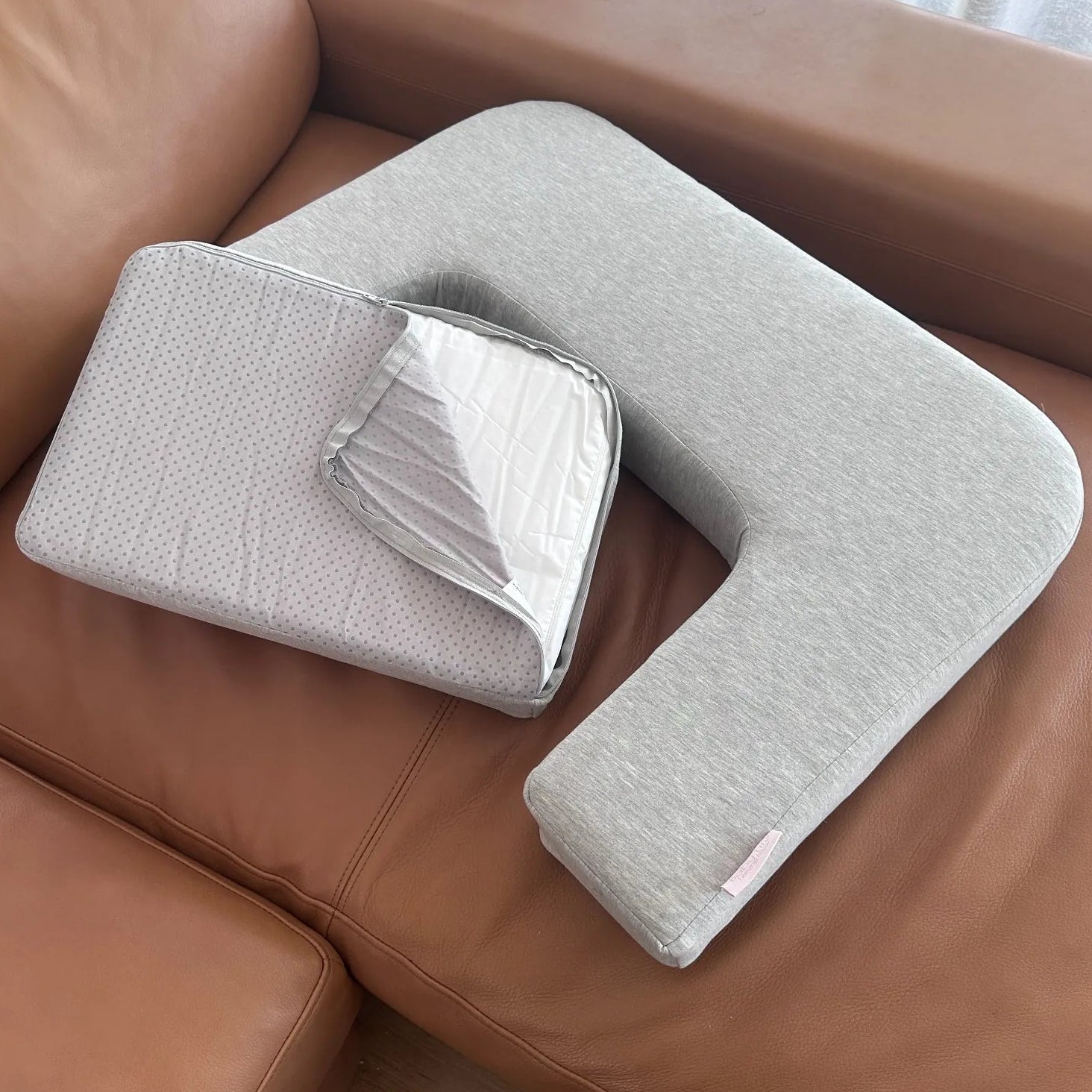 Baby Life Feeding Pillow + Matching Foot Stool Set (Large Size)