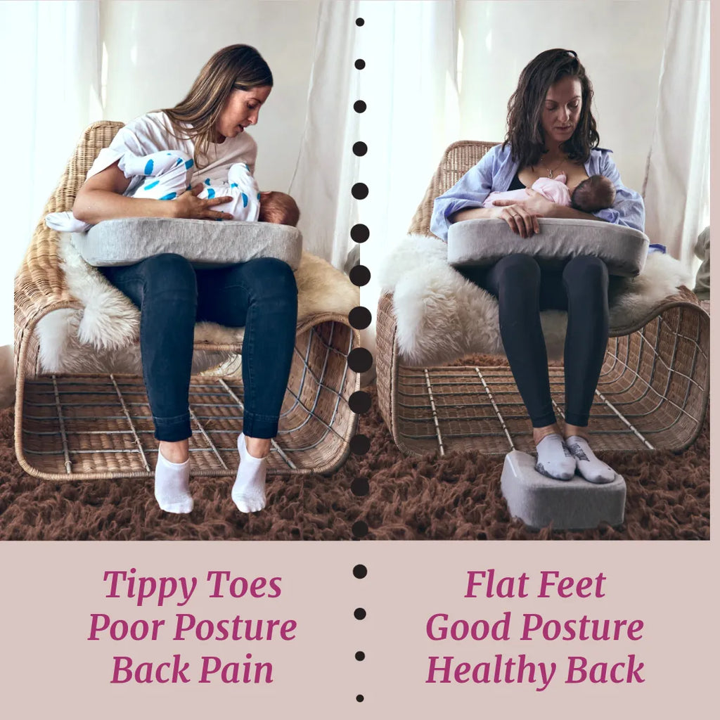 Baby Life Feeding Pillow + Matching Foot Stool Set (Large Size)